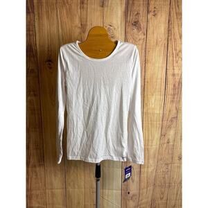 Sivvan Long Sleeved Tshirt Classic Fit White Women's Size S NEW